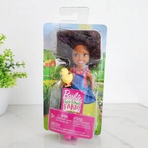 🌻 Barbie Chelsea Mattel Sweet Orchard Farm Doll w/ Chick 2018 6.5" NIP/NRFB